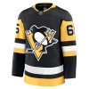 Mænd NHL Pittsburgh Penguins Trøje 2024-25 Fanatics Premium Erik Karlsson Sort Hjemme